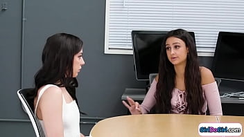 Latina babe and her roommate have signed up for a study to make some cash.Turns out it’s a sex study so the roomies need to kiss and lick pussy